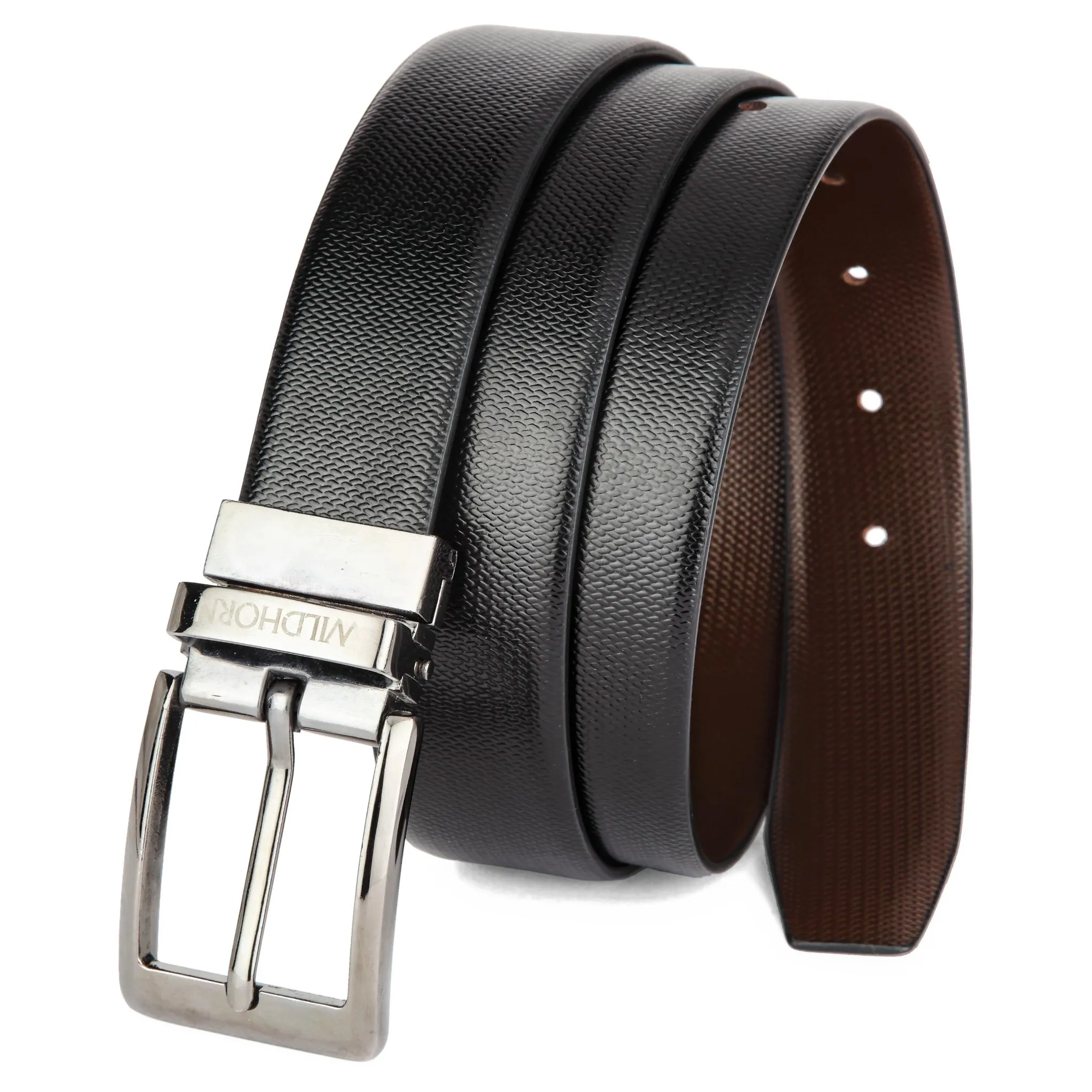 WILDHORN Premium Reversible Leather Belt for Men