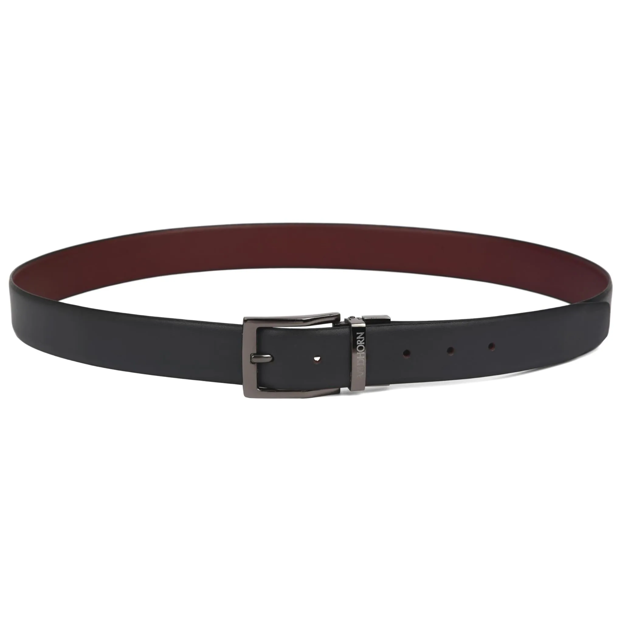 WILDHORN Premium Reversible Leather Belt for Men