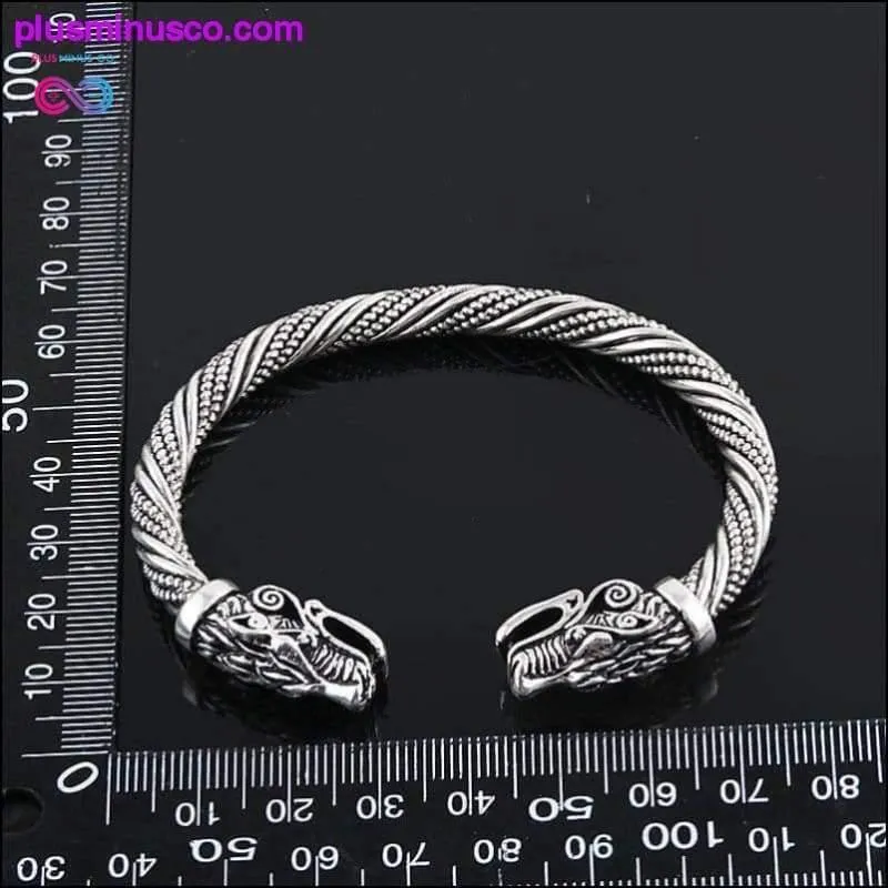 Wolf Head Bracelet Indian Jewelry Fashion Accessories Viking