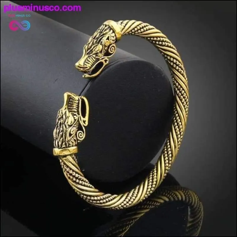 Wolf Head Bracelet Indian Jewelry Fashion Accessories Viking