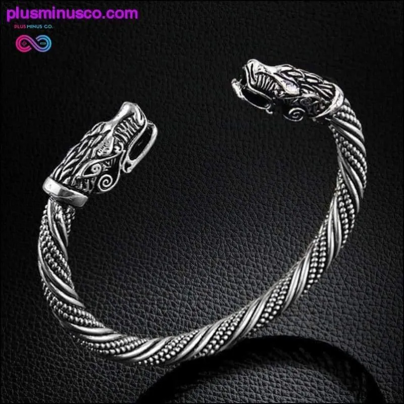 Wolf Head Bracelet Indian Jewelry Fashion Accessories Viking
