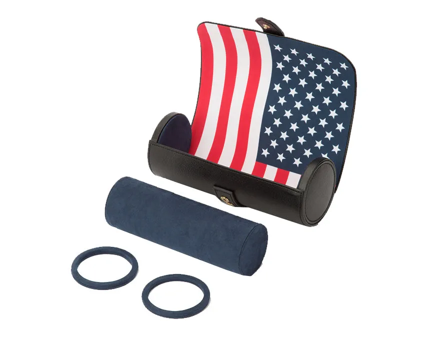 WOLF Navigator Triple Watch Roll - USA Flag