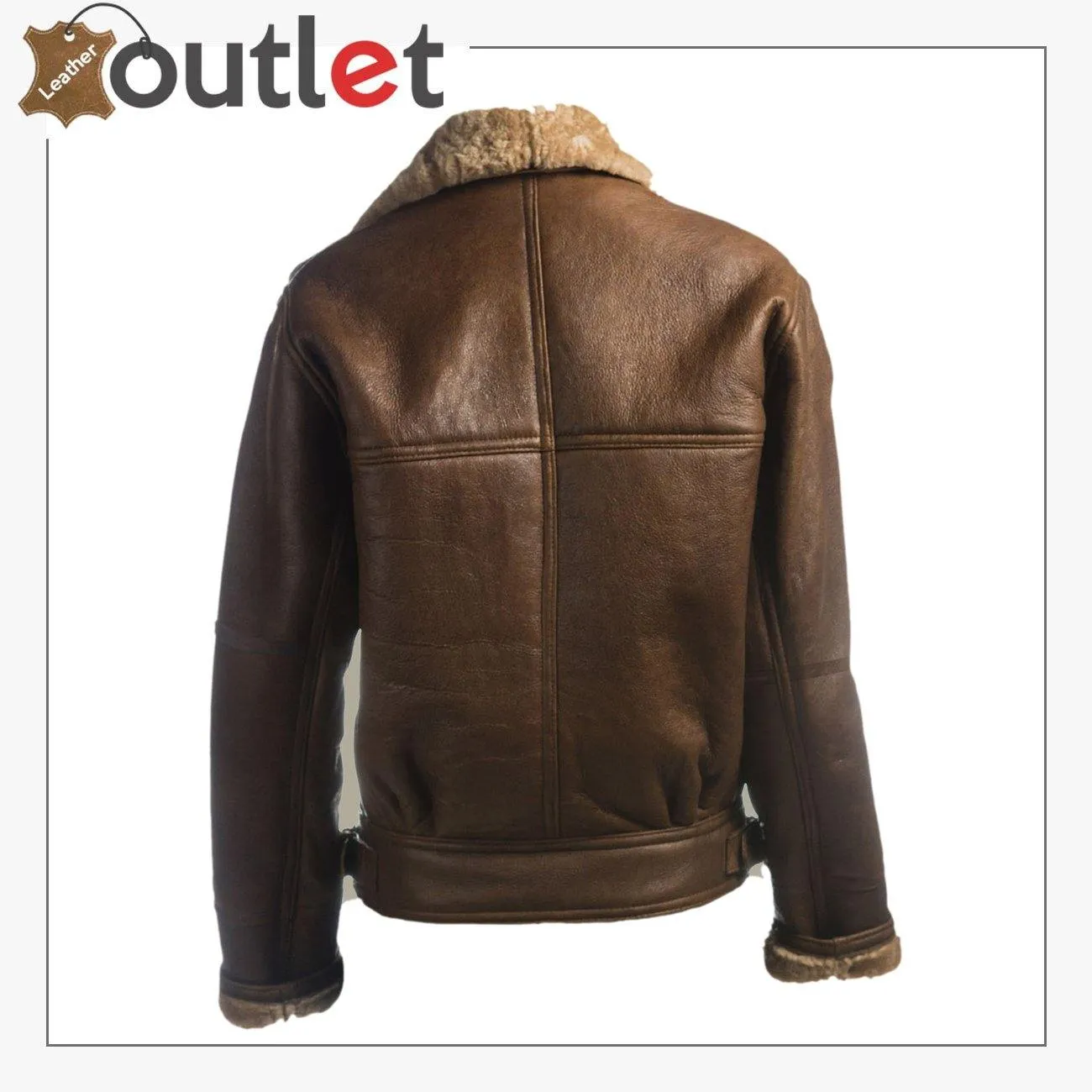 Women Brown Shearling Leather Jacket