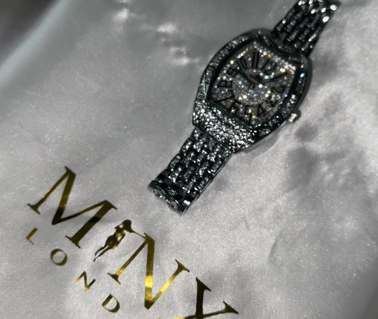 Womens Hip Hop Watch | Iced Out Watch Womens Diamond Watch