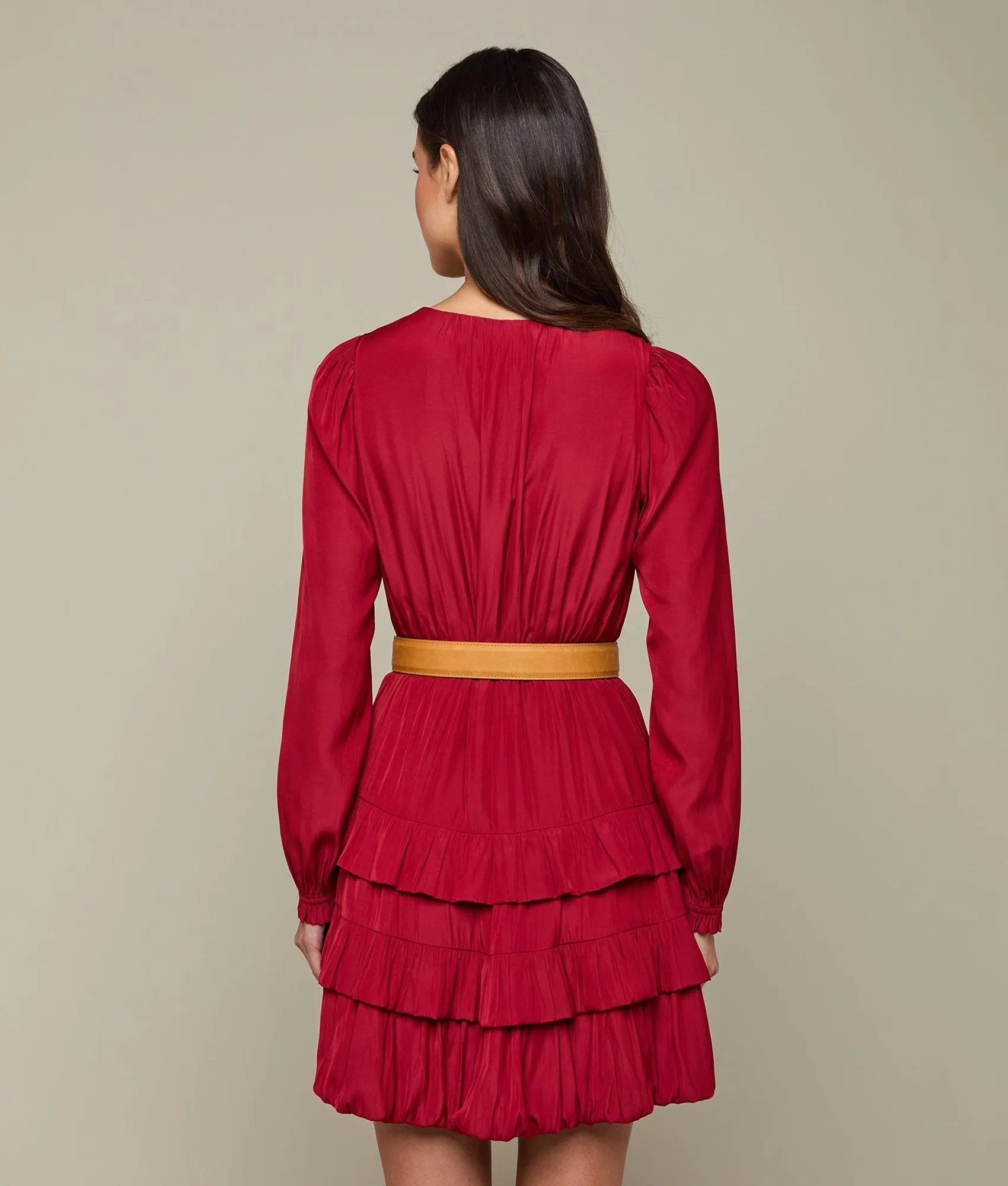 Women's Mirrored L Belt :: Honey