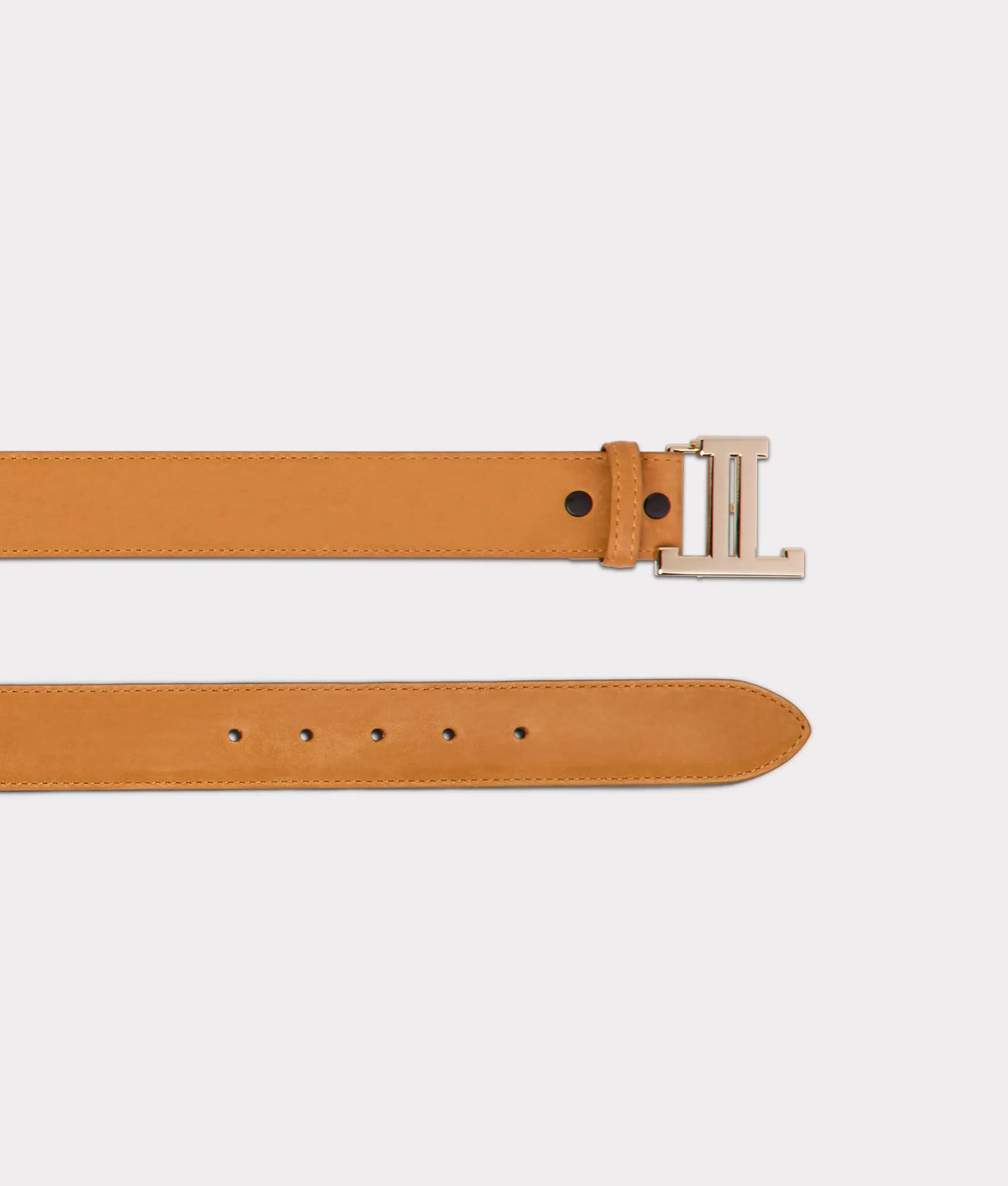 Women's Mirrored L Belt :: Honey