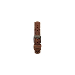WOODWATCH LEATHER STRAP AURORA PECAN 14MM