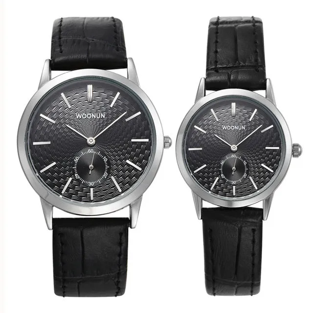 WOONUN Couples Luxury Watch Pair