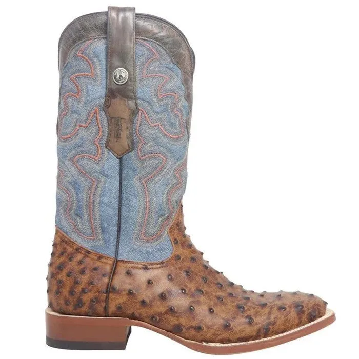 Zapato Botín Piel Avestruz - Mens Ostrich Boot in 3 Colors