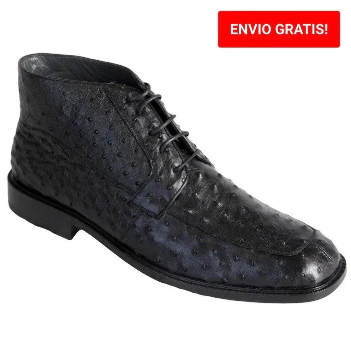 Zapato Botín Piel Avestruz - Mens Ostrich Boot in 3 Colors