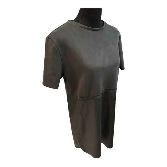 Zara Faux Leather and Suede Dress M
