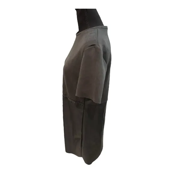 Zara Faux Leather and Suede Dress M