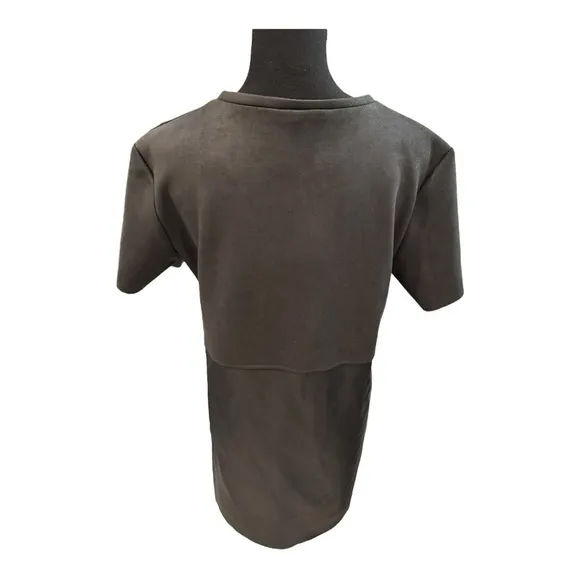 Zara Faux Leather and Suede Dress M