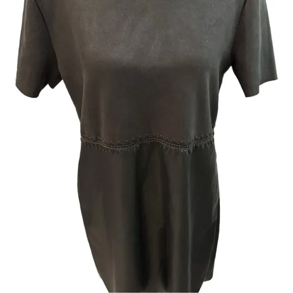 Zara Faux Leather and Suede Dress M