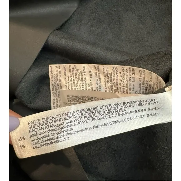 Zara Faux Leather and Suede Dress M