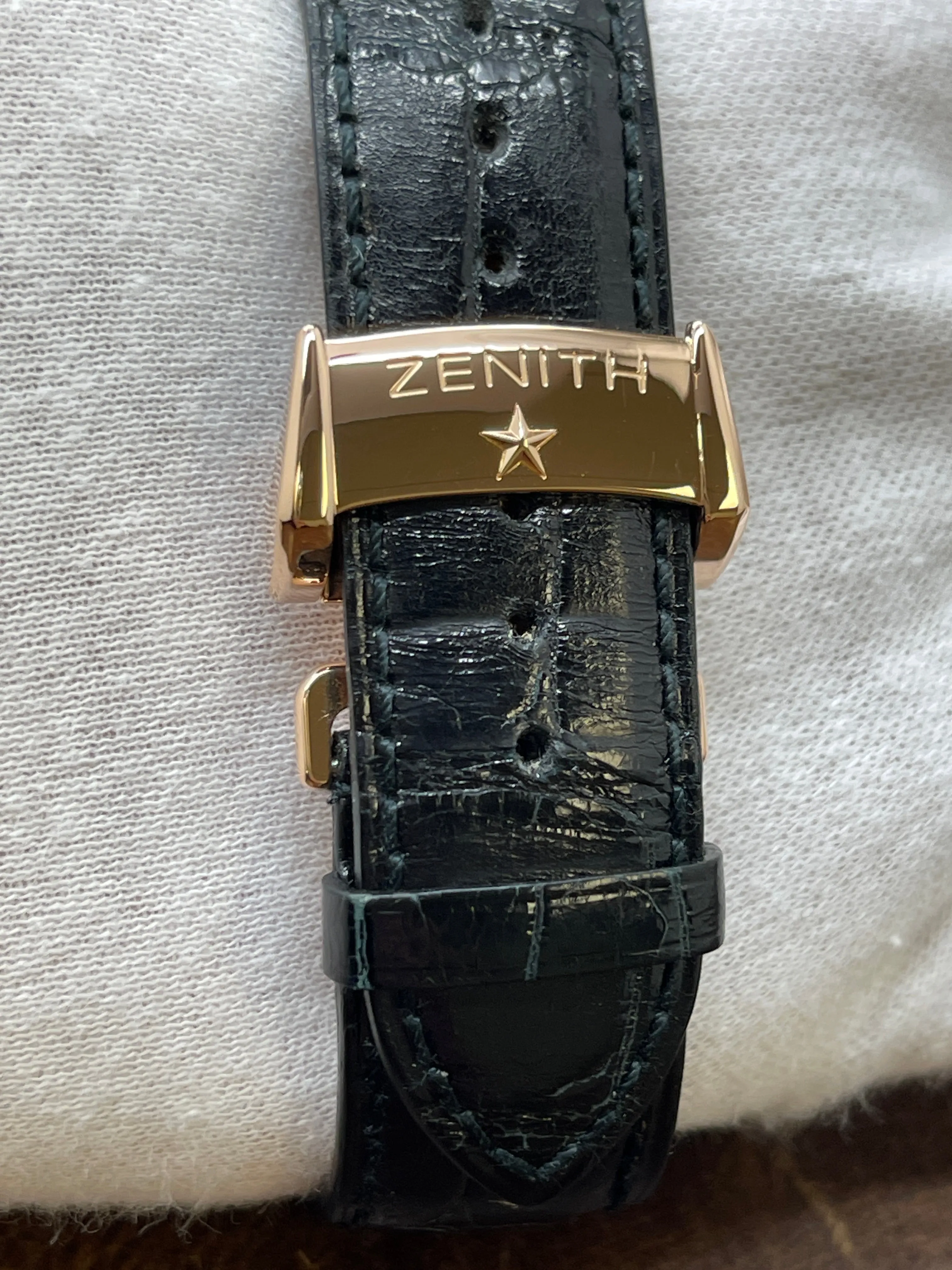 Zenith Grande Port Royal El Primero 18K Chronograph 18.0550.400 Black Dial Automatic Men's Watch