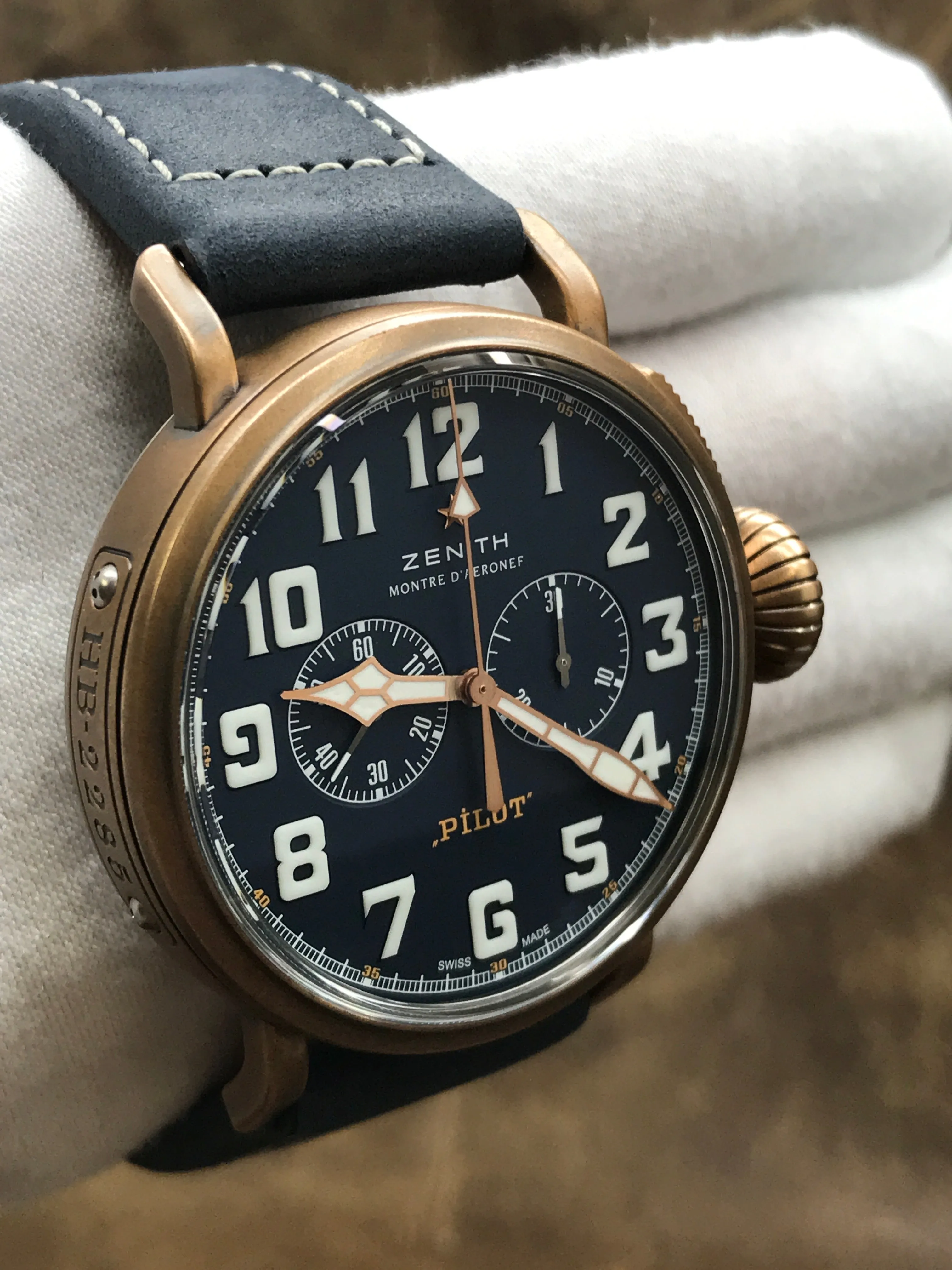 Zenith Pilot Type 20 29.2430.4069 Blue Dial Automatic Men's Watch