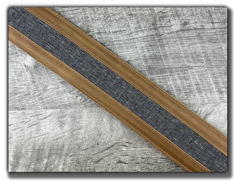 Zenith - Tobacco Leather Guitar Strap - Numbered Limited Edition