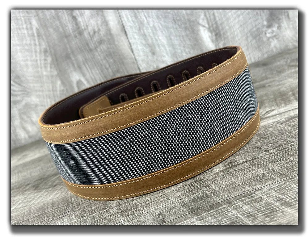 Zenith - Tobacco Leather Guitar Strap - Numbered Limited Edition