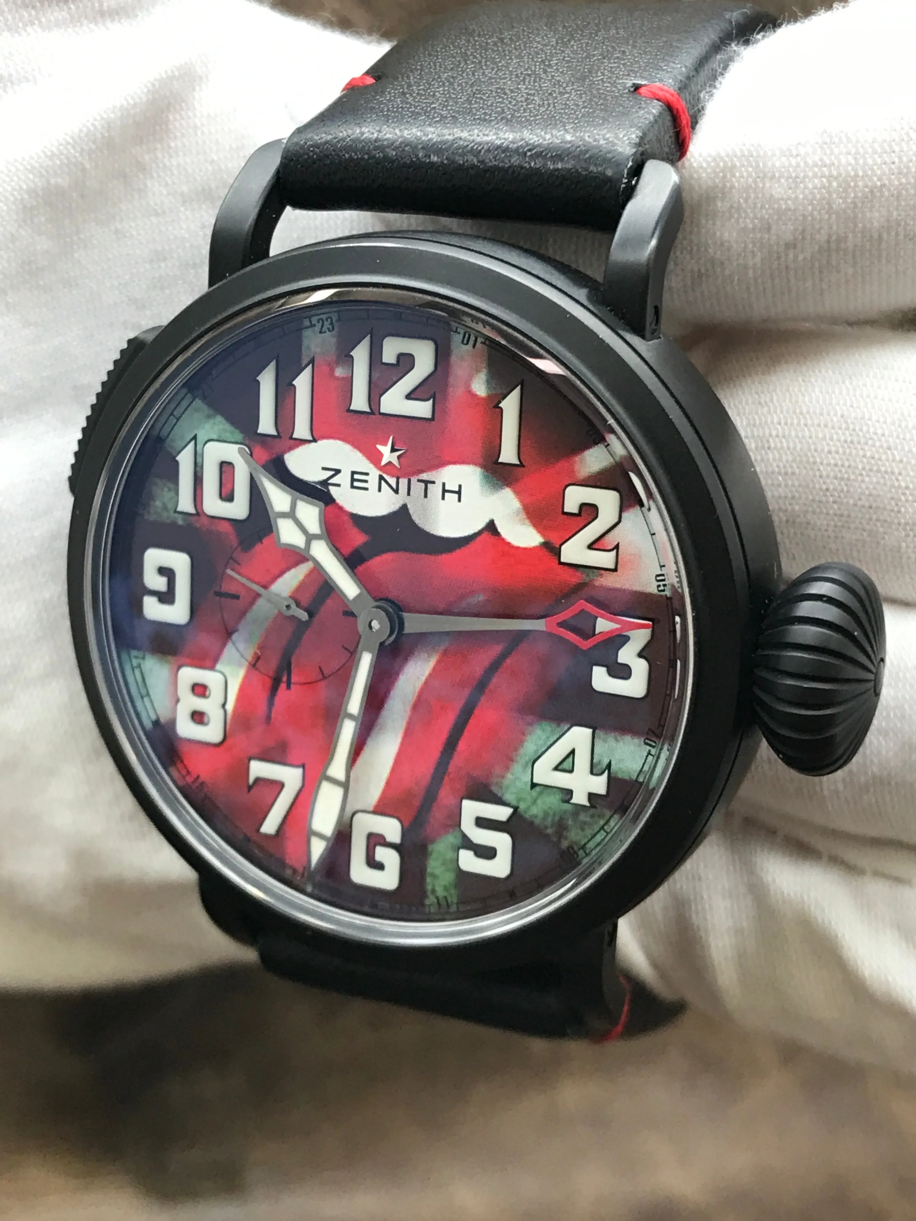 Zenith Type 20 GMT Rolling Stones 96.2439.693/77.C809 Red & Black Dial Automatic Men's Watch