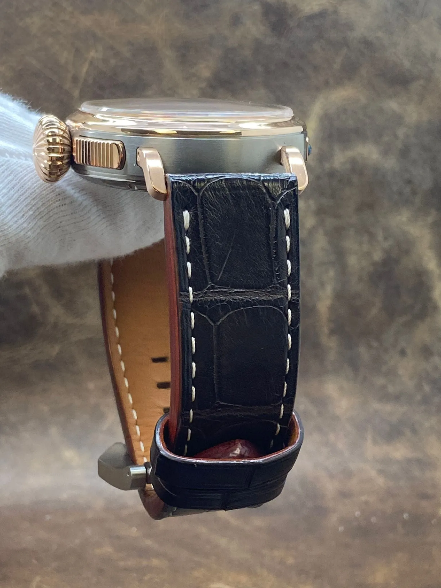 Zenith Zenith Pilot Type 20 Annual Calendar Titanium & 18K Rose Gold 87.2430.4054 Black Dial Automatic Men's Watch